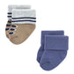 Hudson Baby Unisex Baby Cotton Rich Newborn And Terry Socks, Bear, 6-12 Months
