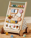 Tiny Land Wooden Baby Walker, Baby Push Walker, Montessori Walker Toy, Adjustable Speed Baby Walker for Boys and Girls, Baby Act