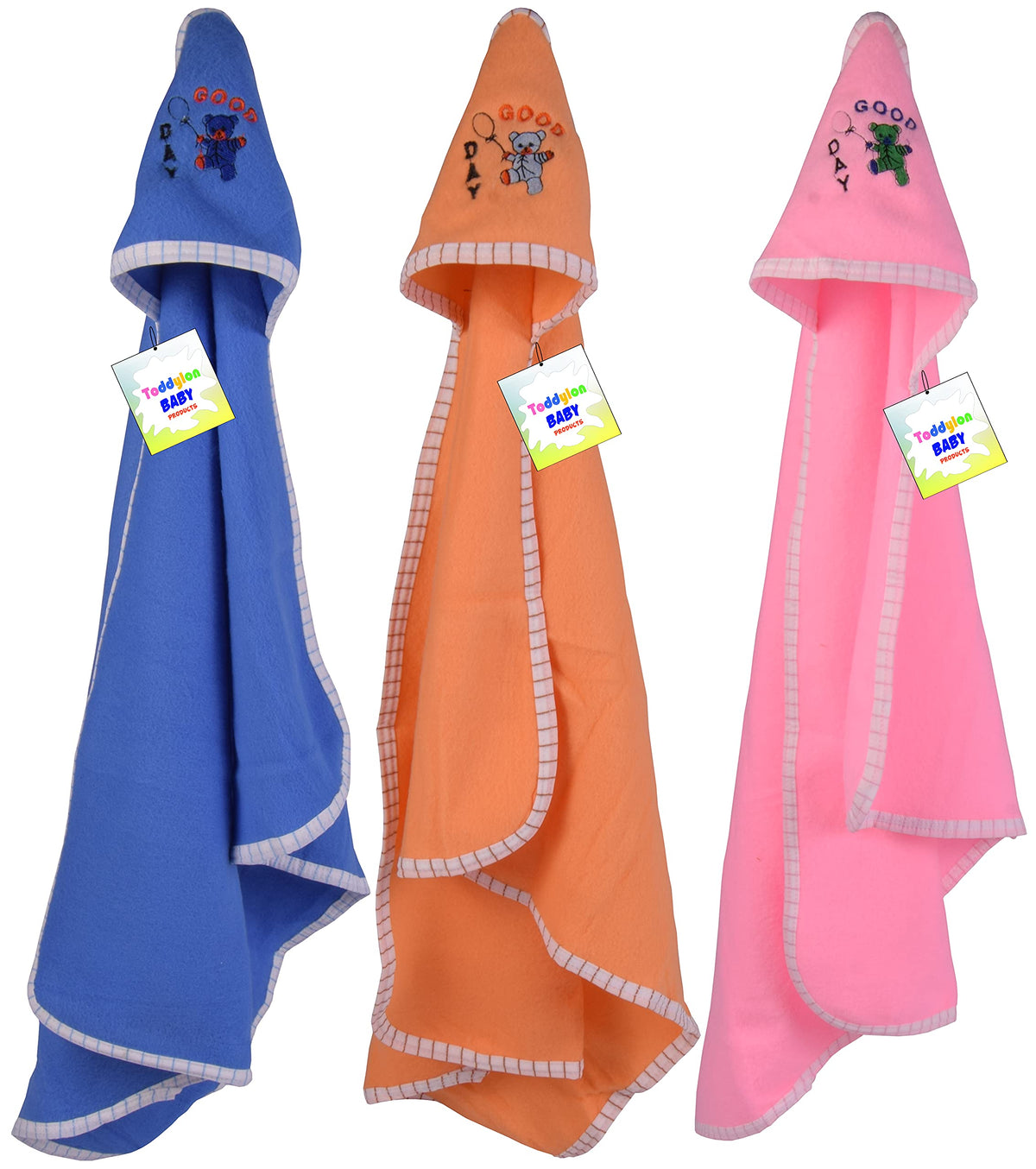Toddylon Baby Towel New Born Baby Clothes | Cotton | Hooded | Wrapper | Blanket | Bath Robe | Carrying | Gift Combo | Infants Bo