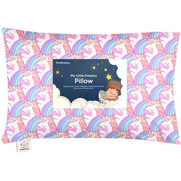 Toddler Pillow With Pillowcase - 13X18 My Little Dreamy Kids Travel Bed Pillows For Sleeping, Organic Cotton Small Pillowcase, S