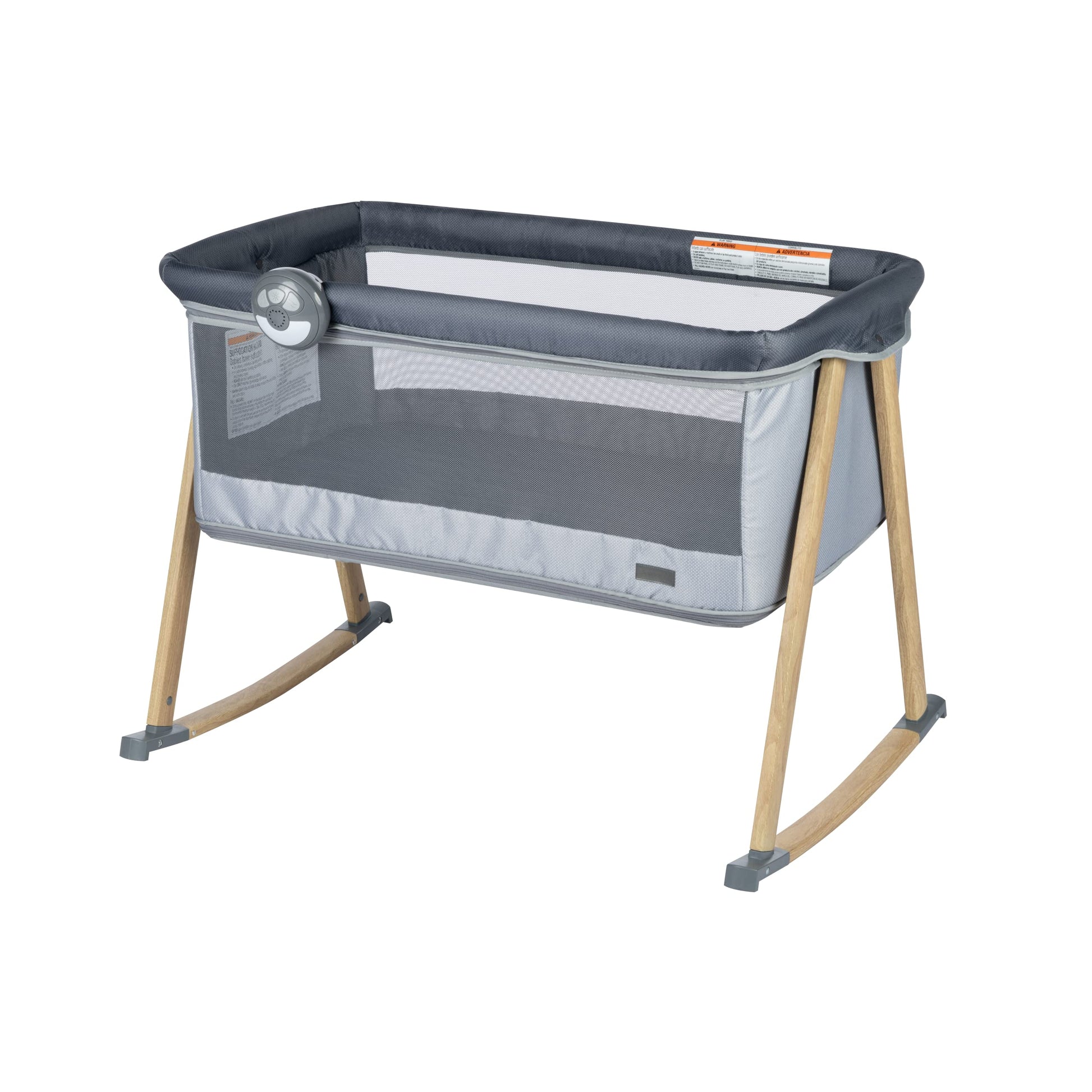 Safety 1St Rest-And-Romp 2-In-1 Bassinet And Play Yard With Soothing Sounds, Lights & Vibration, High Street