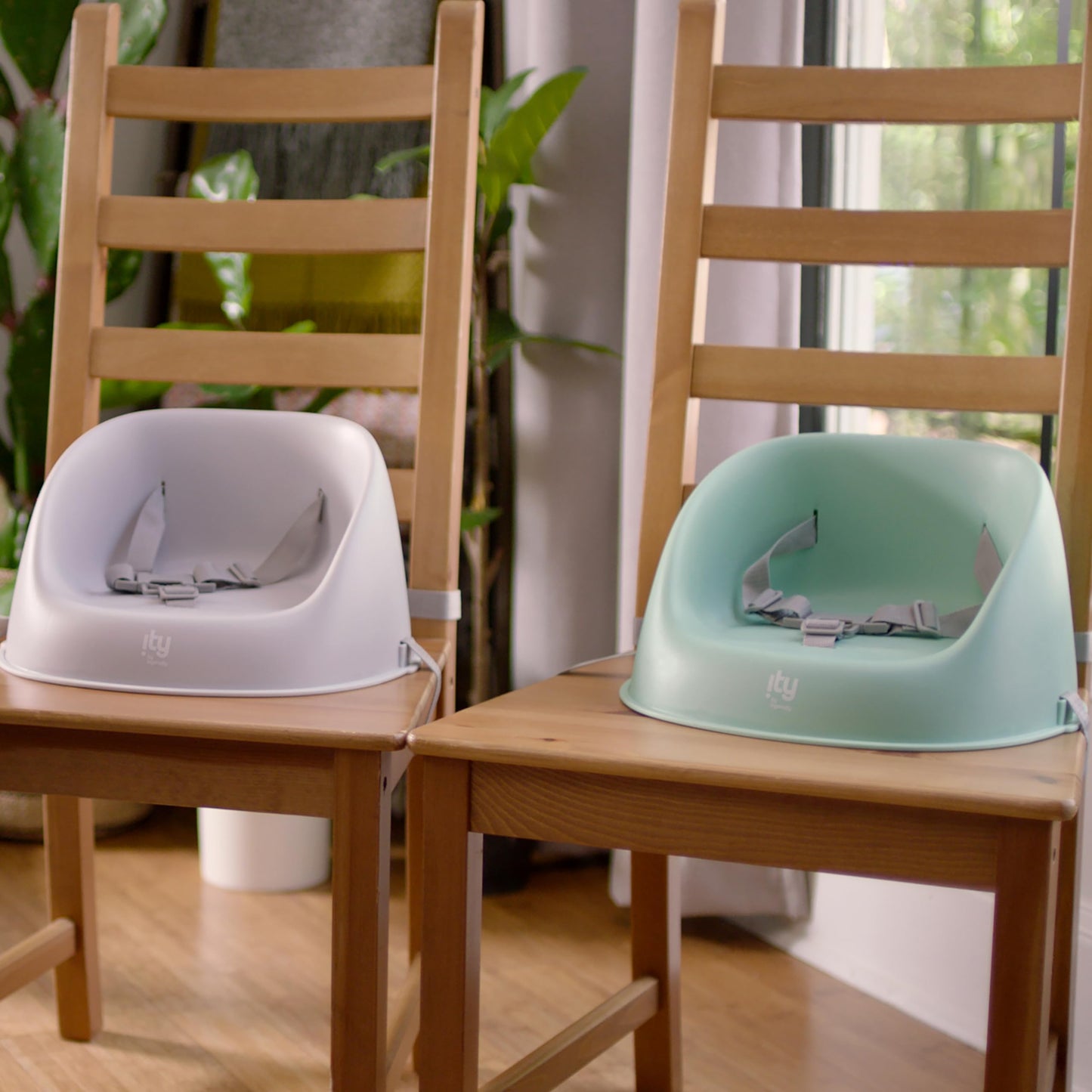 Ingenuity: Ity By Ingenuity Simplicity Seat Easy-Clean Baby Booster Feeding Chair - Oat