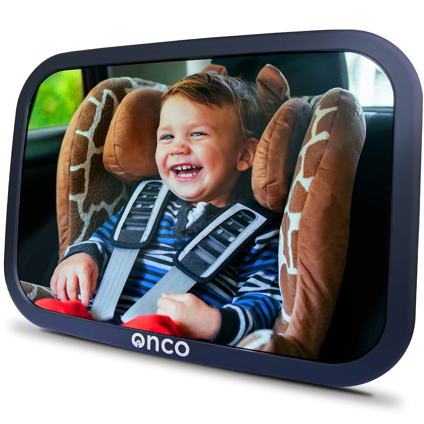 Onco Baby Car Mirror & Car Window Shades Bundle (18.9    12') - Upf 50+ Car Window Shade For Baby