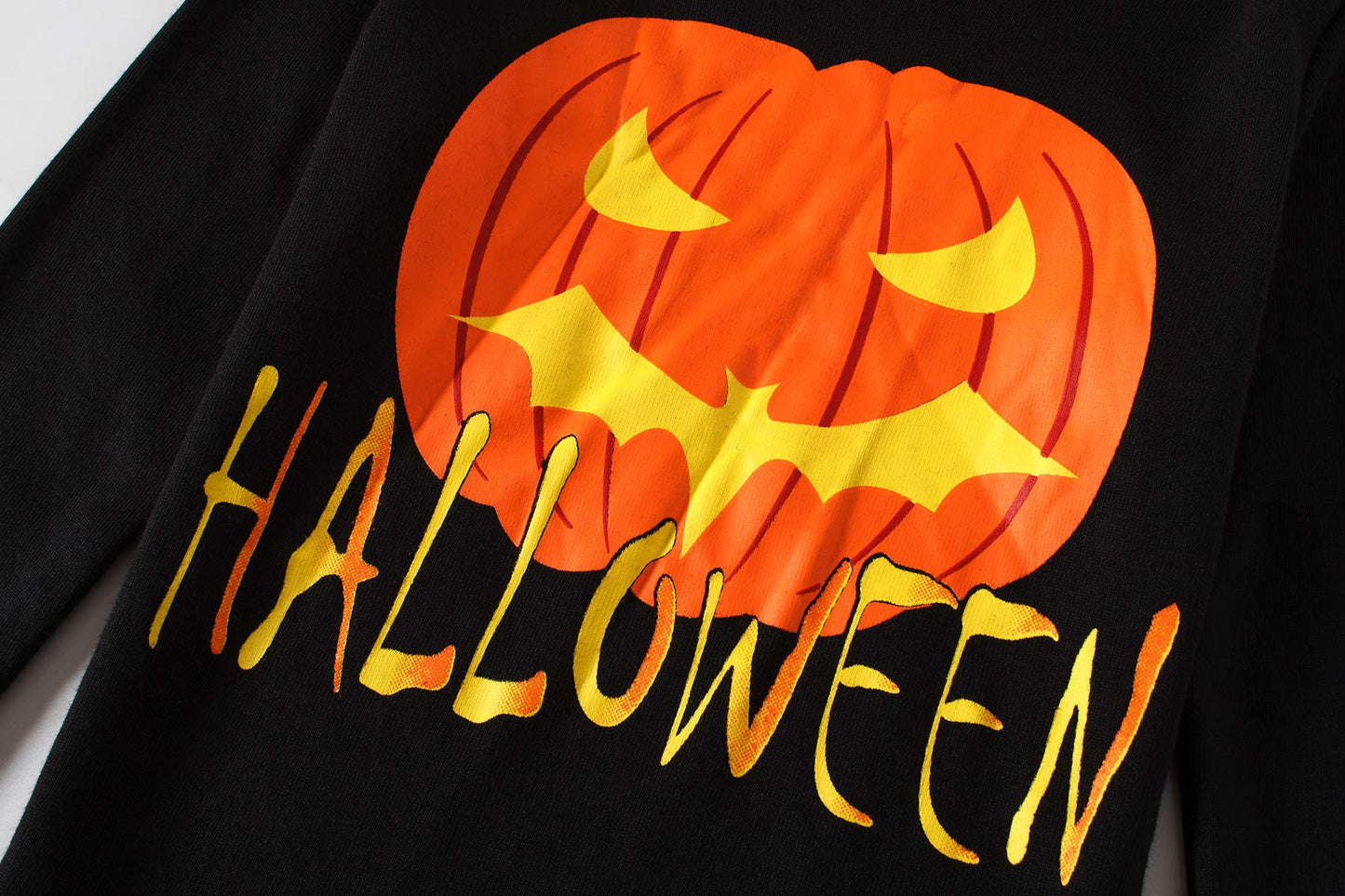 Pumpkin Halloween Pajamas Baby Boys Girls Sleepwear Long Sleeve Kids Toddler Pjs Size 12-18 Months