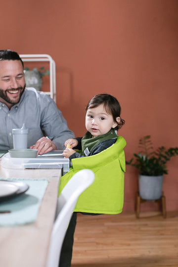 Inglesina Fast Table Chair - Lime + Fast Dining Tray - Portable High Chair For Baby & Toddlers, Infant 6-36 Months - Fits Tables