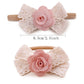 Bfnaagirl Baby Girl Floral Headband Nylon Flower Crown Elastic Hairband 3Pcs Hair Accessories Gift For Girls (9561)