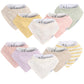 Gerber Baby Unisex Bandana Bibs 10-Pack, Multi Pink, One Size