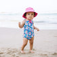 Breatheasy Bucket Sun Protection Hat-Hot Pink-2T/4T