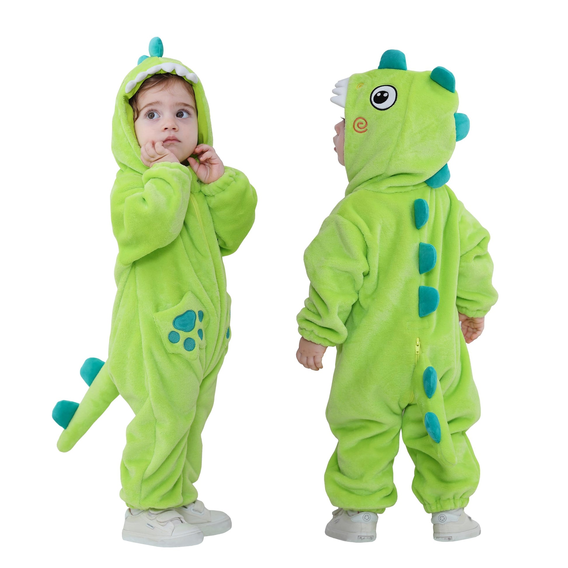 Tonwhar Baby Boy'S Girl'S Animal Bodysuit Infant And Toddler'S Romper Jumpsuit Halloween Costume Partywear(1-3 Months)