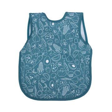 Bapronbaby Neutral Foodie Bapron - No Neck Tie Safer Bib For Baby & Toddler - Soft Waterproof Stain Resistant - Machine Washable