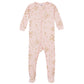 Gerber Baby Girls' 4-Pack Footed Pajamas, Love Llamas Pink, 0-3 Months