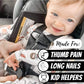 Unbuckleme Car Seat Buckle Release Tool - Easy Opener Aid For Arthritis, Long Nails, Older Kids - Button Pusher For Infant, Todd