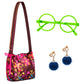 Kaisebile Princess Dress For Girls Birthday Halloween Dress Up With Bag Glasses Earrings 3T 4T