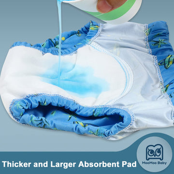Moomoo Baby Waterproof Training Underwear Leakproof Rubber Pants For Potty Training For Boys And Girls