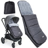 Orzbow Warm Bunting Bag Universal,Christmas Gifts Stroller Sleeping Bag Cold Weather,Waterproof Toddler Footmuff (Dark Grey)