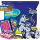 Izzy 'N' Dizzy Hanukkah Dreidels - Blue And White Wooden Dreidel - 4 Pack Medium - Hand Painted - Game Instructions Included