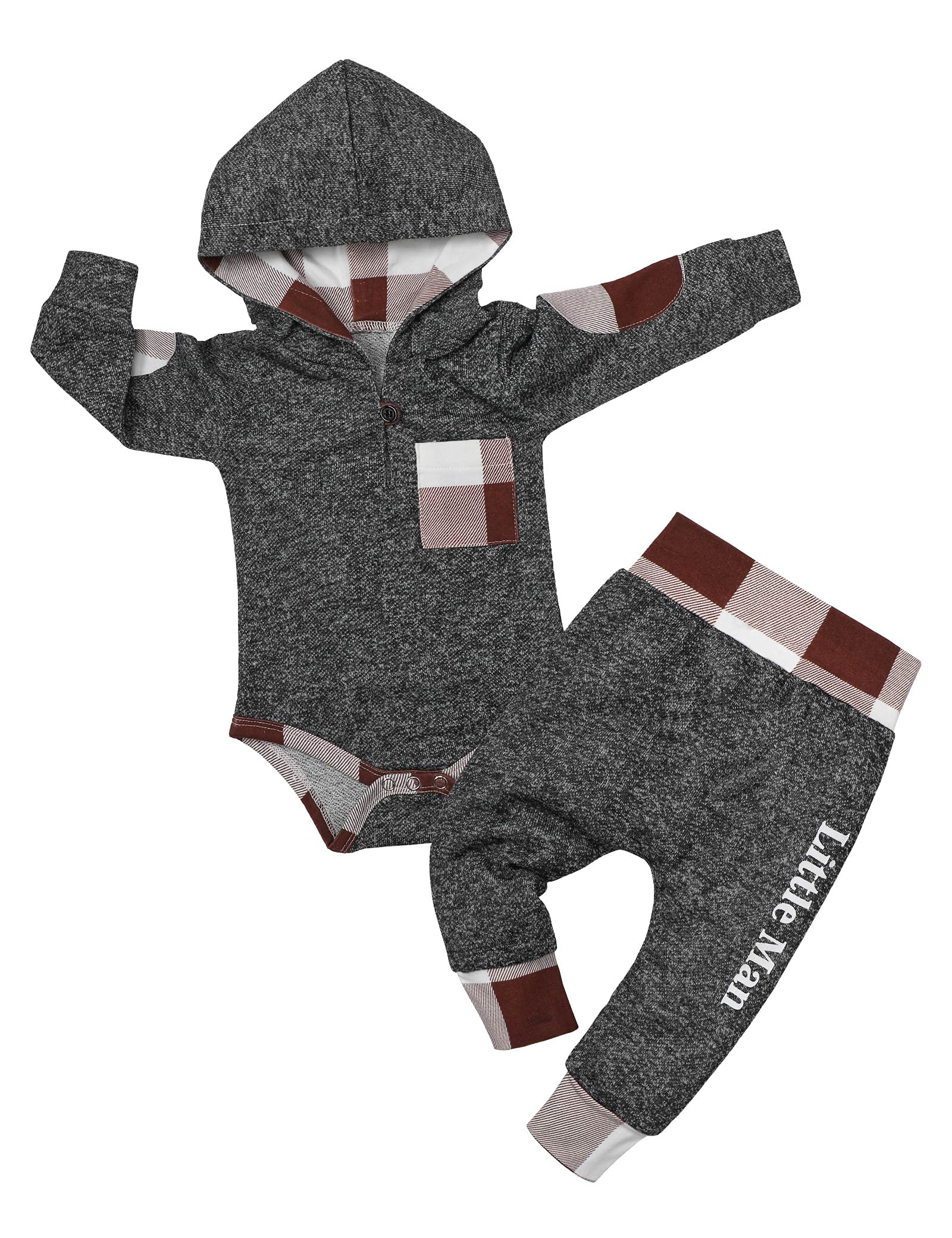 Fommy Baby Boy Clothes 0-3 Months Baby Boys Hoodie + Pants Baby Boys W – Cutebab WBBAPB08FCBRR1R
