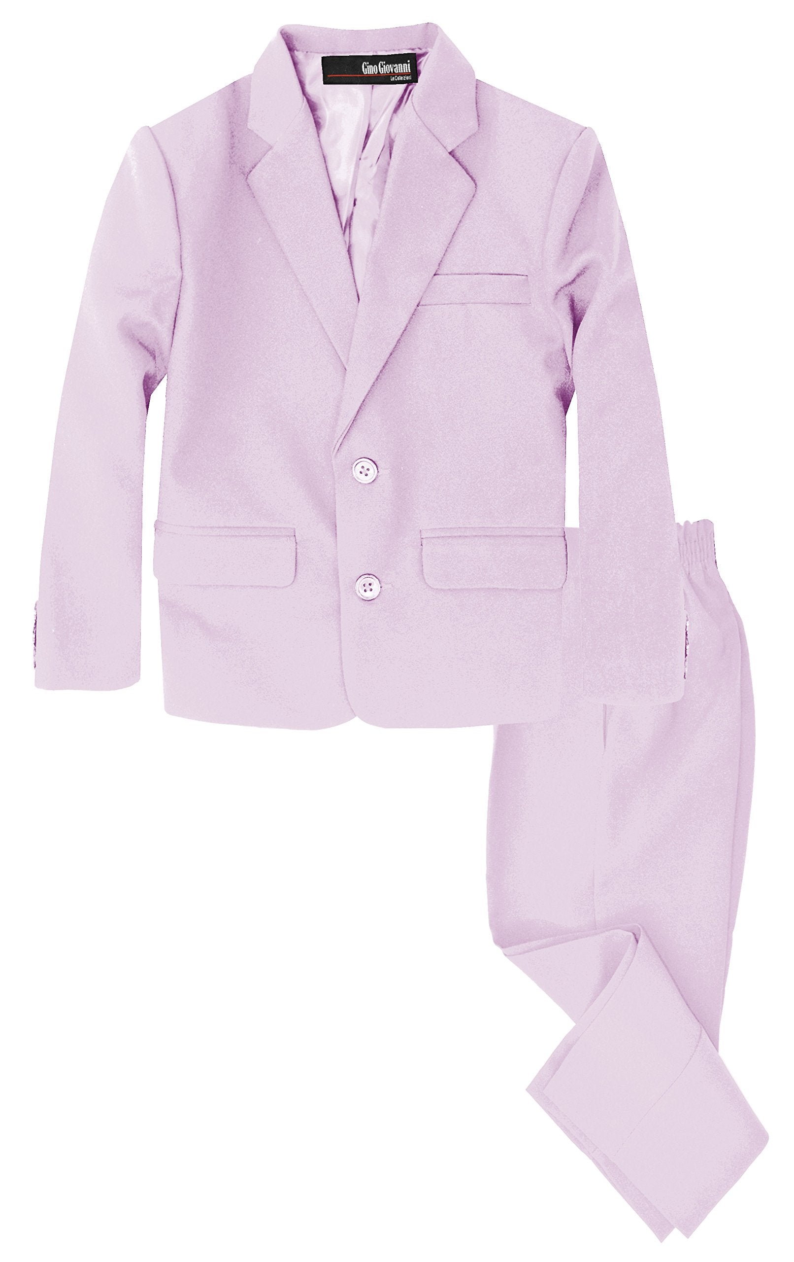 G218 Boys 2 Piece Suit Set Toddler To Teen (6, Lilac) – WBBAPB01MUGMFLS
