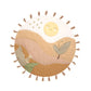 Crane Baby Activity Mat, Interactive Infant And Baby Playmat For Boys And Girls, Desert Sunset, 36    X 36