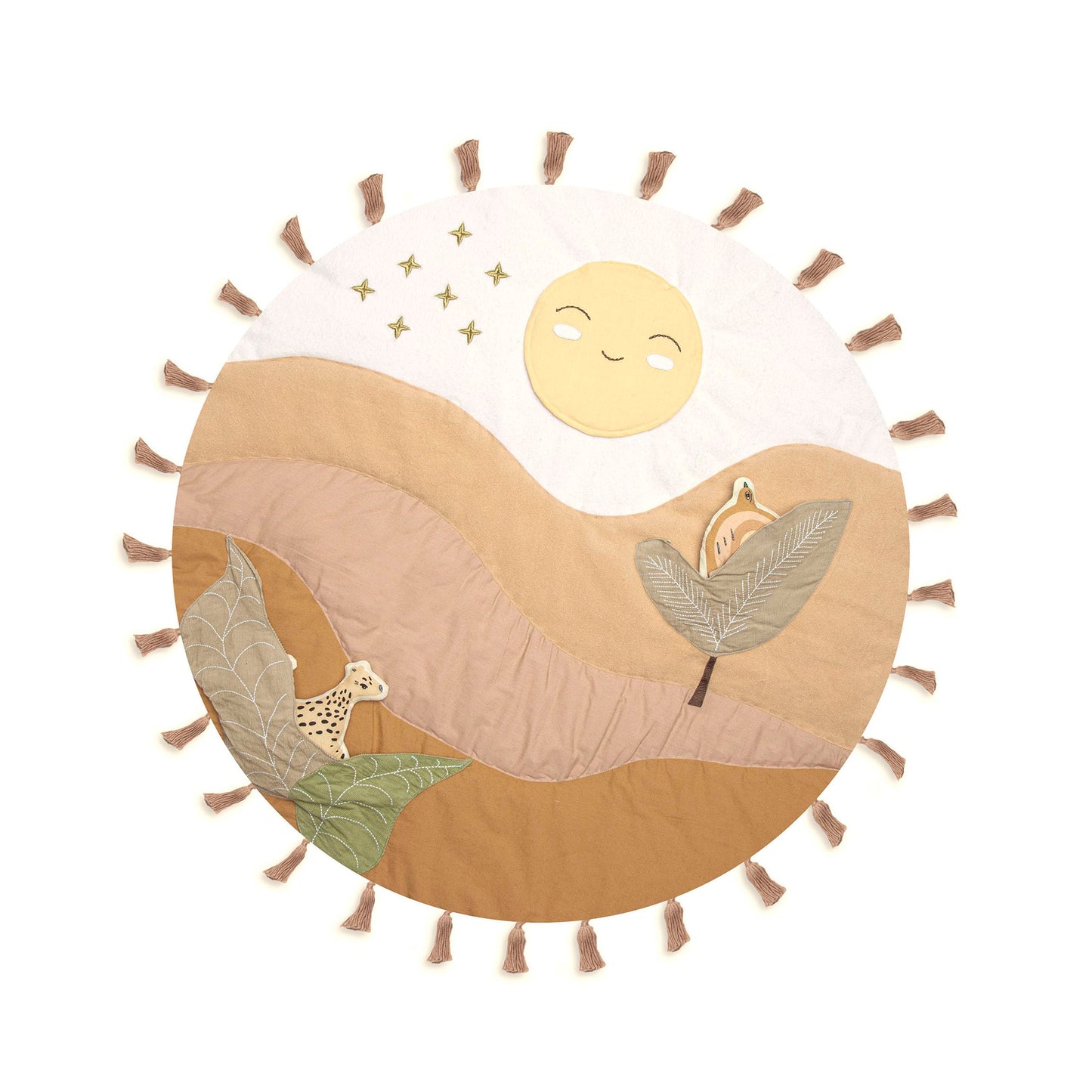 Crane Baby Activity Mat, Interactive Infant And Baby Playmat For Boys And Girls, Desert Sunset, 36    X 36
