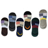 Queery Men Cotton No Show Invisible Loafer Socks Pack Of 6 D8