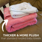 Ultra-Homes Princess Baby Bath Towel [Pink] Hooded Toddler Towels For Girls Up To 10 Years - Oversized Baby Towel With Super Abs