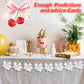 Rattanview 50 Pcs Double Side Baby Predictions & Advice Cards For New Parents Baby Shower Games With Cards Wooden Keepsake Box F