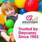 Edushape Magic Creations Foam Sticker Imaginative Bath Tub Activity Play Set, Road Construction