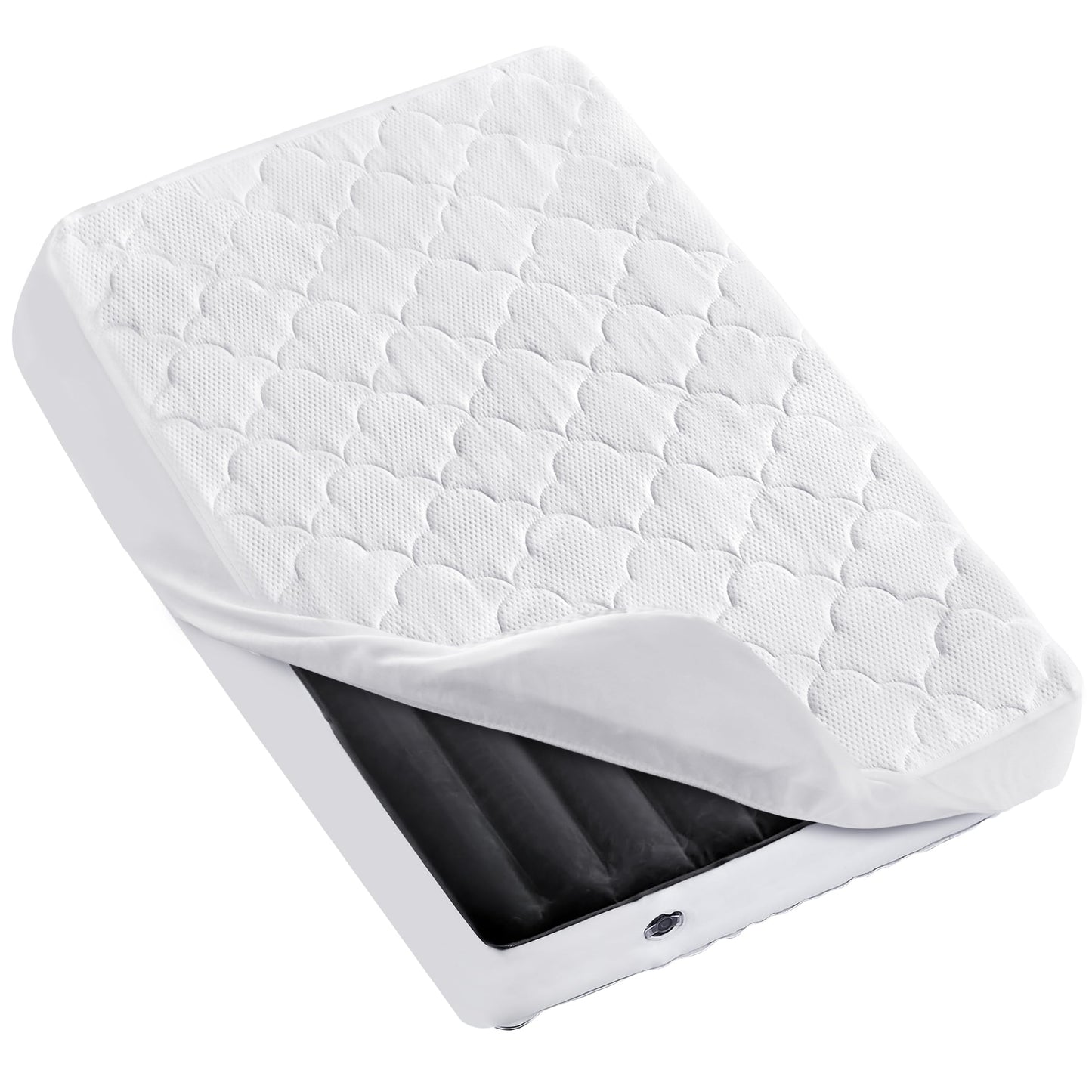 Toddler Travel Kids Air Mattress Pad Sheet Protector Waterproof, Compatible With Eltow Toddler Blow Up Mattress Inflatable Toddl