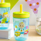Zak Designs 15Oz Cocomelon Kelso Tumbler Set, Leak-Proof Screw-On Lid With Straw Made Of Durable Plastic And Silicone, Perfect B