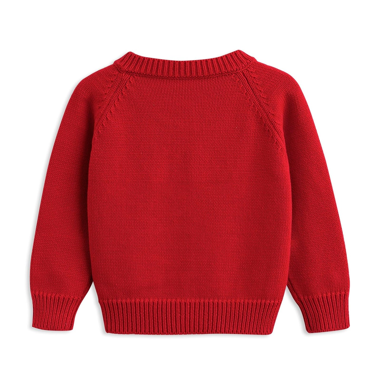 Simplee Kids Baby Sweater Valentine'S Day Cardigan Embroidery Knit Coat For Winter Spring For 12-18 Months