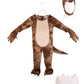 Fun Costumes Infant Hatching Triceratops Dinosaur Egg Outfit For Baby 12/18 Months Brown