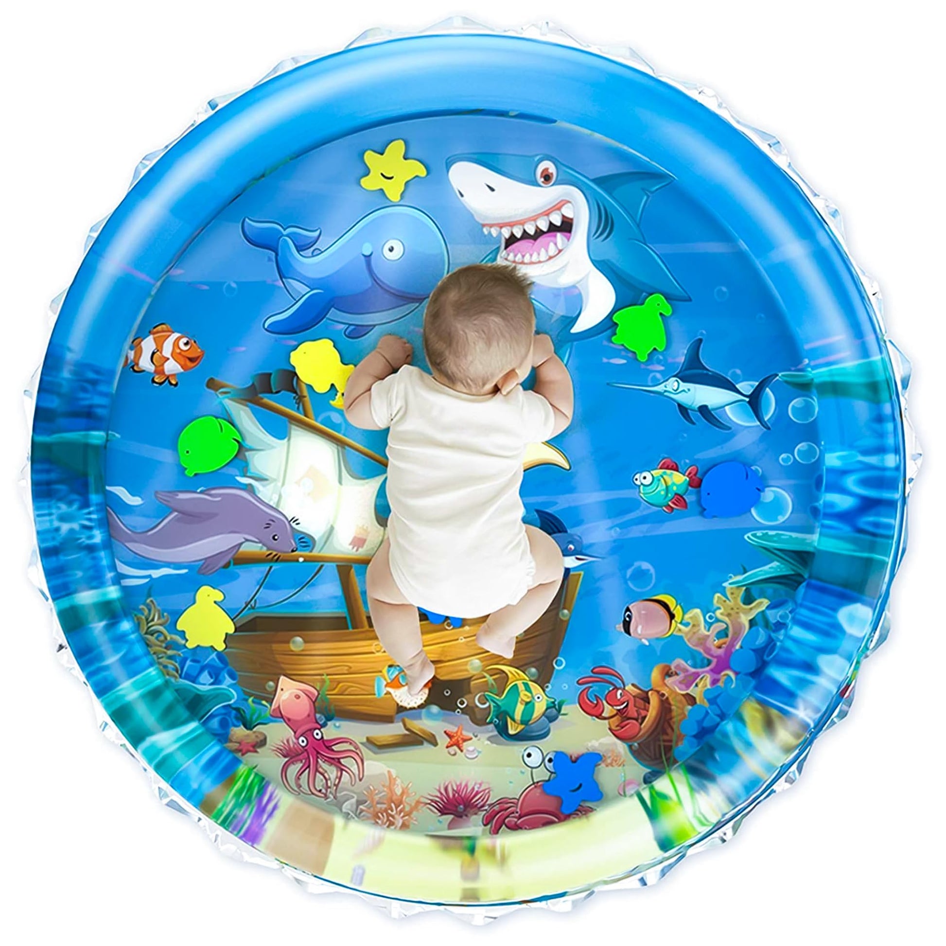 Zest 4 Toyz Tummy Time Water Mat For Baby To Play | Baby Water Mat For Floor | Play Mat For Baby 0 To 12 Months | Water Bed For 