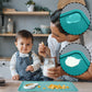 Samzareulo Silicone Toddler Placemat, Baby Placemats For Kids, Reusable Childrens Dining Food Mat