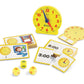 Learning Resources Time Activity Set - 41 Pieces, Ages 5+,Clock for Teaching Time, Telling Time, Homeschool Supplies, Montessori