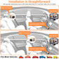 Rohent Beige Baby Car Camera - 1080P Hd, 360? Adjustable, Night Vision, 150? Wide-Angle Lens, Easy Installation, Perfect Match F