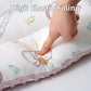 Reidio 1Pcs Toddler Pillow Double Sided Breathable Soft Cotton & Minky Dot Fabric Kids Pillow Cute Small Pillow Machine Washable
