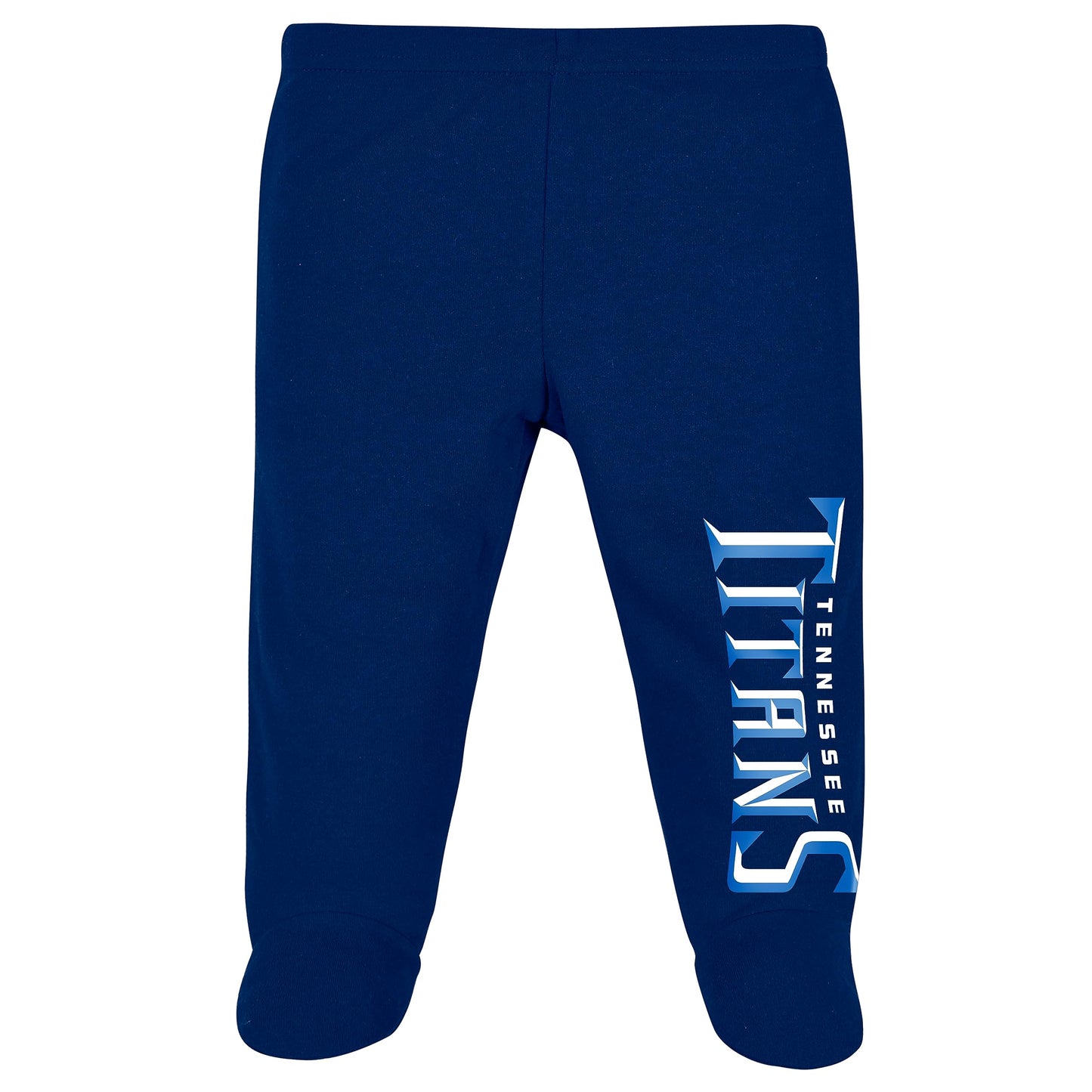 Gerber Nfl Baby Boys' 3Pc Bodysuit, Footed Pant, & Cap Set, Tennessee Titans, 0-3 Months
