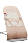 BabyBjrn Bouncer Balance Soft, Light Grey Frame, Mesh, Pearly Pink/White (005142US)