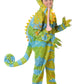 Fun Costumes Chameleon Costume for Kids, Lizard Jumpsuit for Dress-Up, Animal Theme Parties & Halloween X-Large