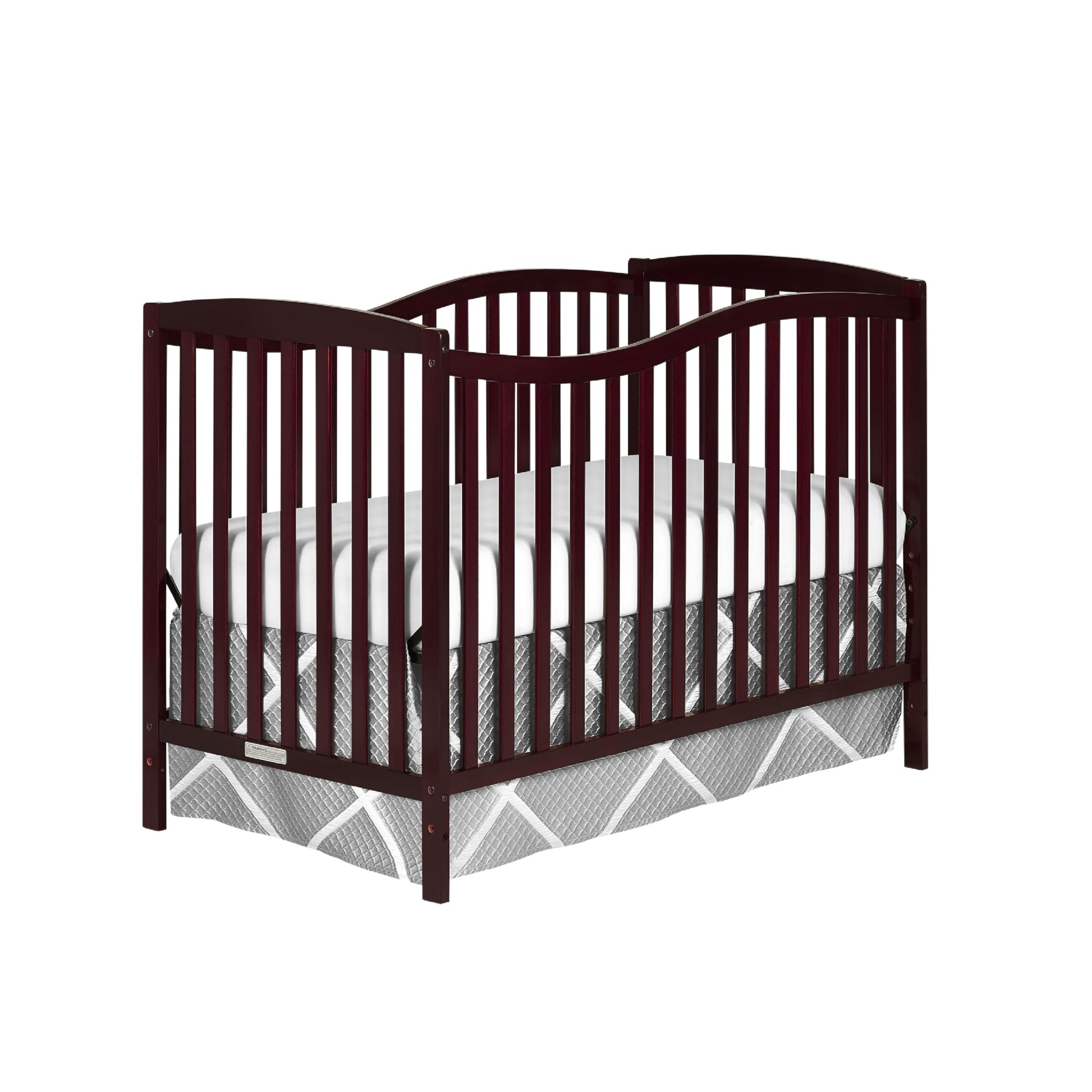 Dream On Me Chelsea 5-In-1 Convertible Crib In Cherry, Jpma Certified