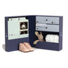 Savor  Baby All-In-One Organizer  Blue - Fabric Bound Acid-Free Newborn Keepsake And Memory Organizer With Labels For Pregnancy,