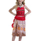 WonderBabe Princess Dress for Toddler Girls Halloween Cosplay Costume Skirt Set Costume for Girls Cosplay Dress up Size 7-8T (Or