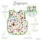 Bapronbaby Eric Carle Tropical Fruit Bapron - No Neck Tie Safer Bib For Baby & Toddler - Soft Waterproof Stain Resistant - Machi