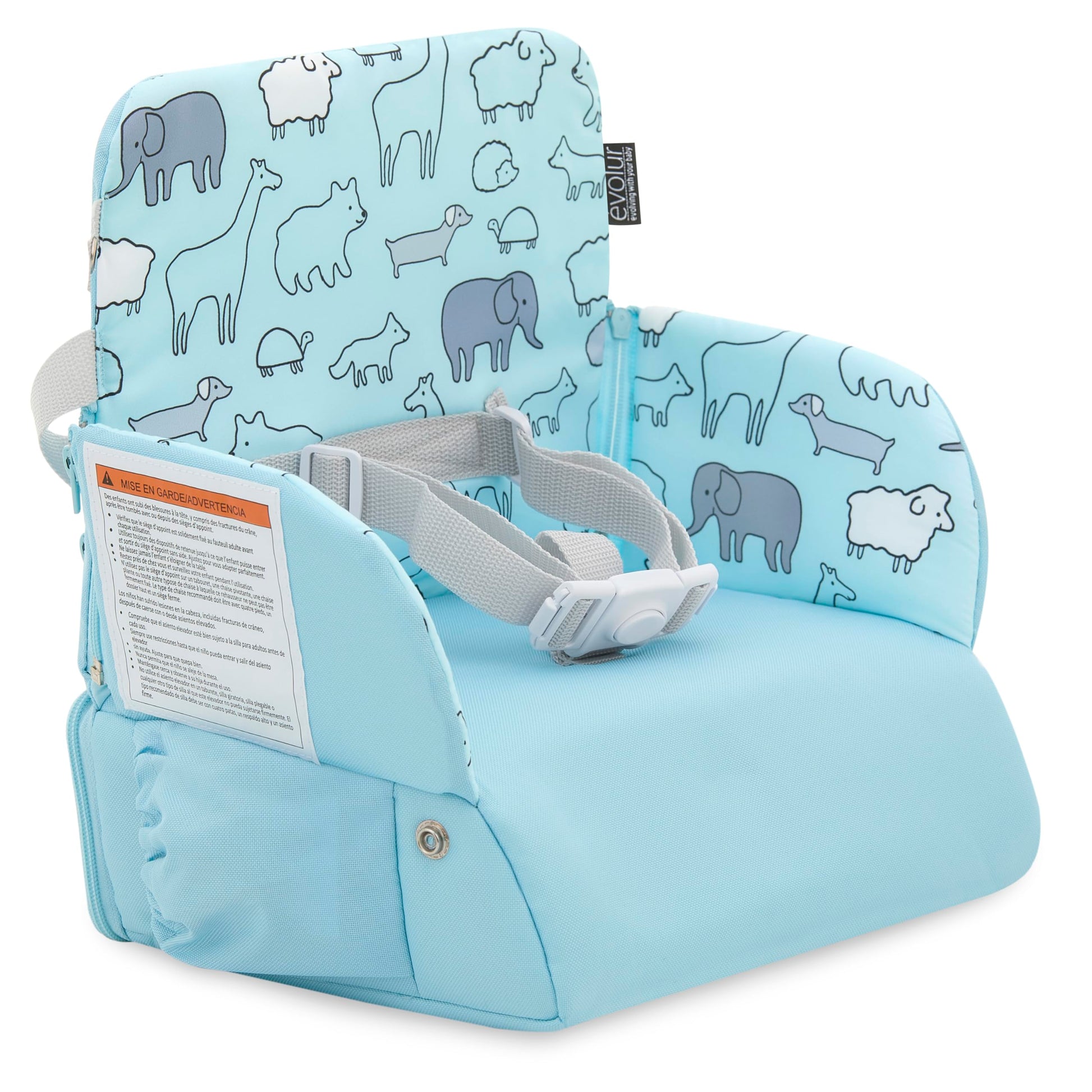 Evolur Snug Packsack 2-in-1 Portable Booster Seat and Travel Bag