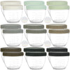 Youngever 18 Sets Baby Food Storage, 2 Ounce Plastic Baby Food Containers With Lids And Labels (Urban Colors)