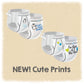 Cuties Boys 2T/3T Refastenable Potty Training Pants, Hypoallergenic With Skin Smart, 104 Count