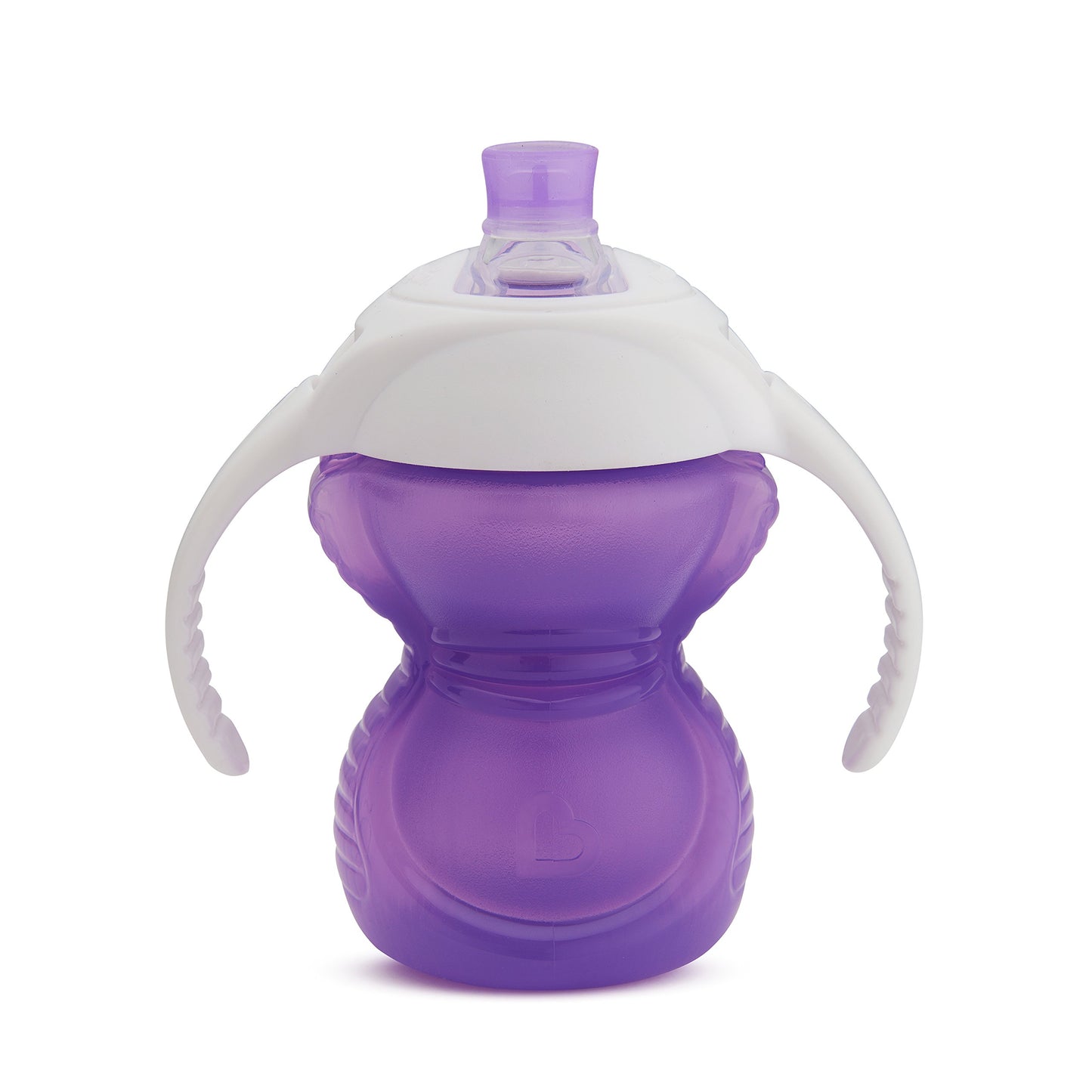 Munchkin Click Lock Bite Proof Trainer Cup, 7 Ounce, 2 Pack, Blue/Purple