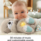 Fisher-Price Baby Toy Soothe n Snuggle Otter Portable Plush Sound Machine with Music Lights & Breathing Motion for Newborns 0+