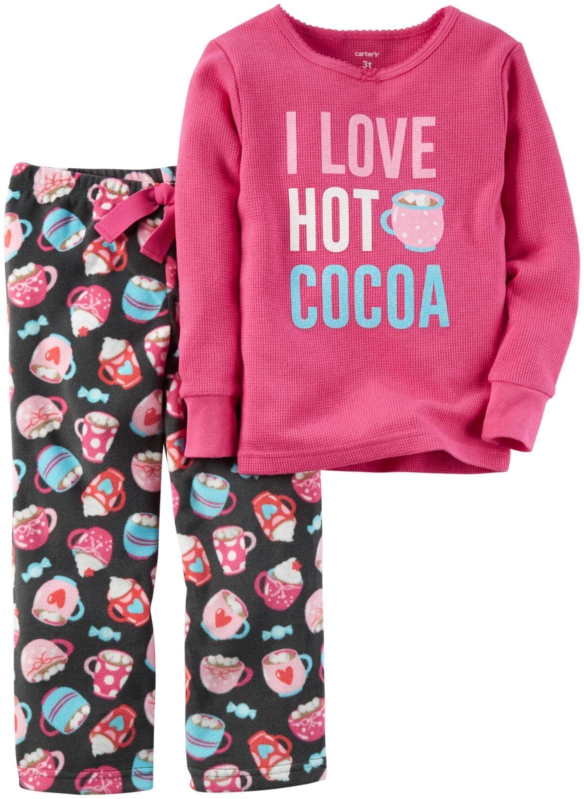 Carter'S Baby Girls' 2 Pc Fleece 337G151, Hot Cocoa Pink, 12M